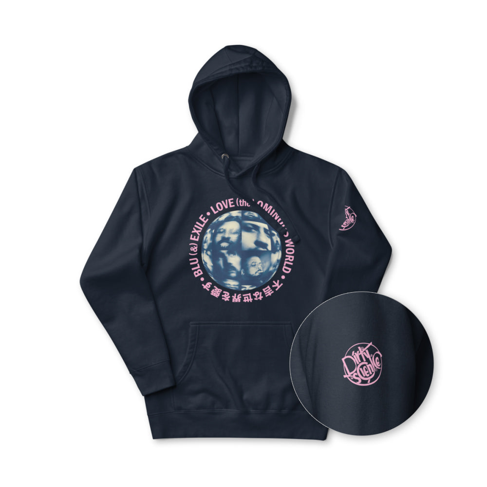 LOVE (the) OMINOUS WORLD. (Globe Hoodie)
