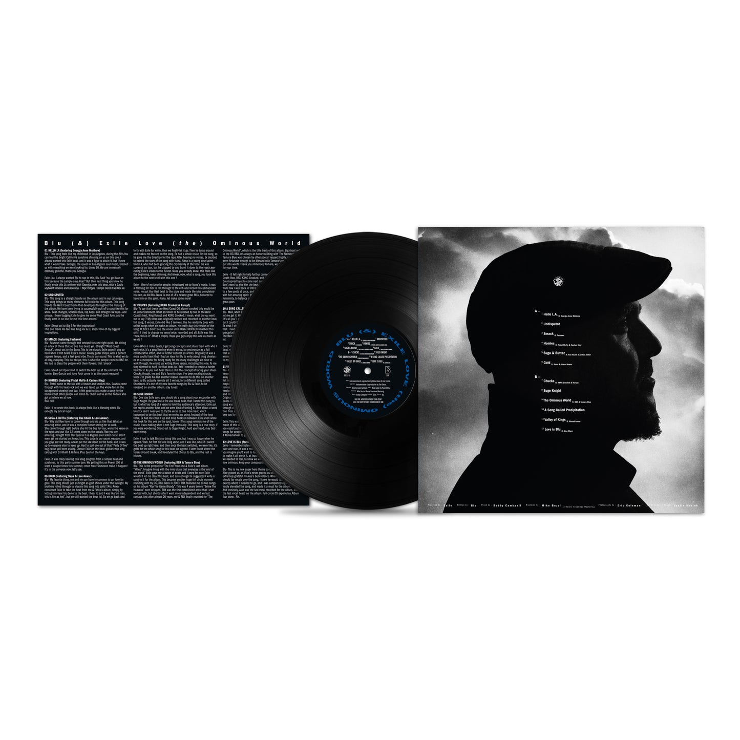 LOVE (the) OMINOUS WORLD. (Classic Black 12” LP)