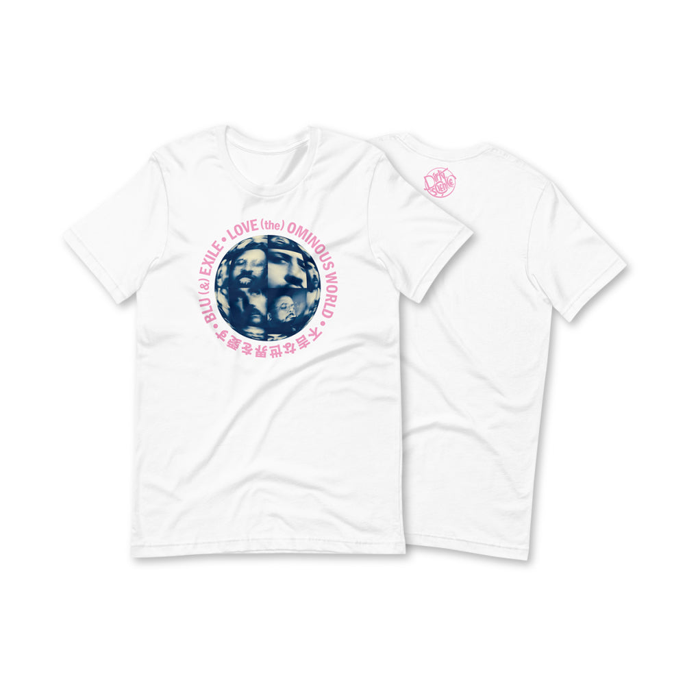 LOVE (the) OMINOUS WORLD. (Globe T-Shirt)