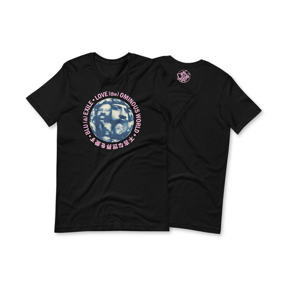 LOVE (the) OMINOUS WORLD. (Globe T-Shirt)