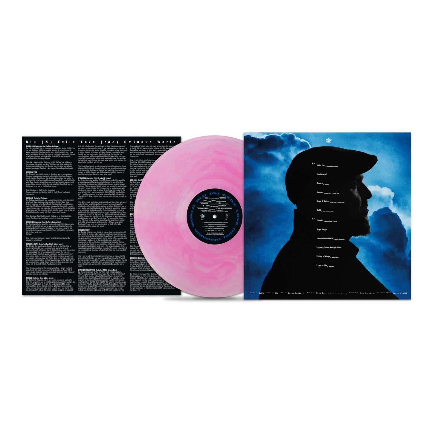 LOVE (the) OMINOUS WORLD. (Pink Galaxy 12” LP)