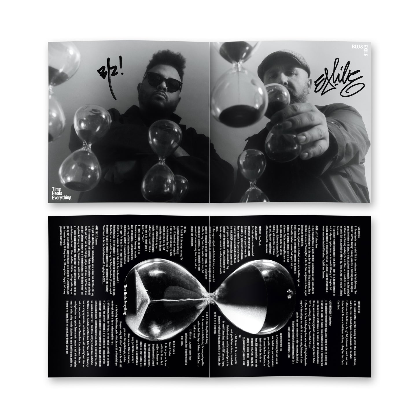 TIME HEALS EVERYTHING (CLASSIC BLACK LP w/ SIGNED INSERT)