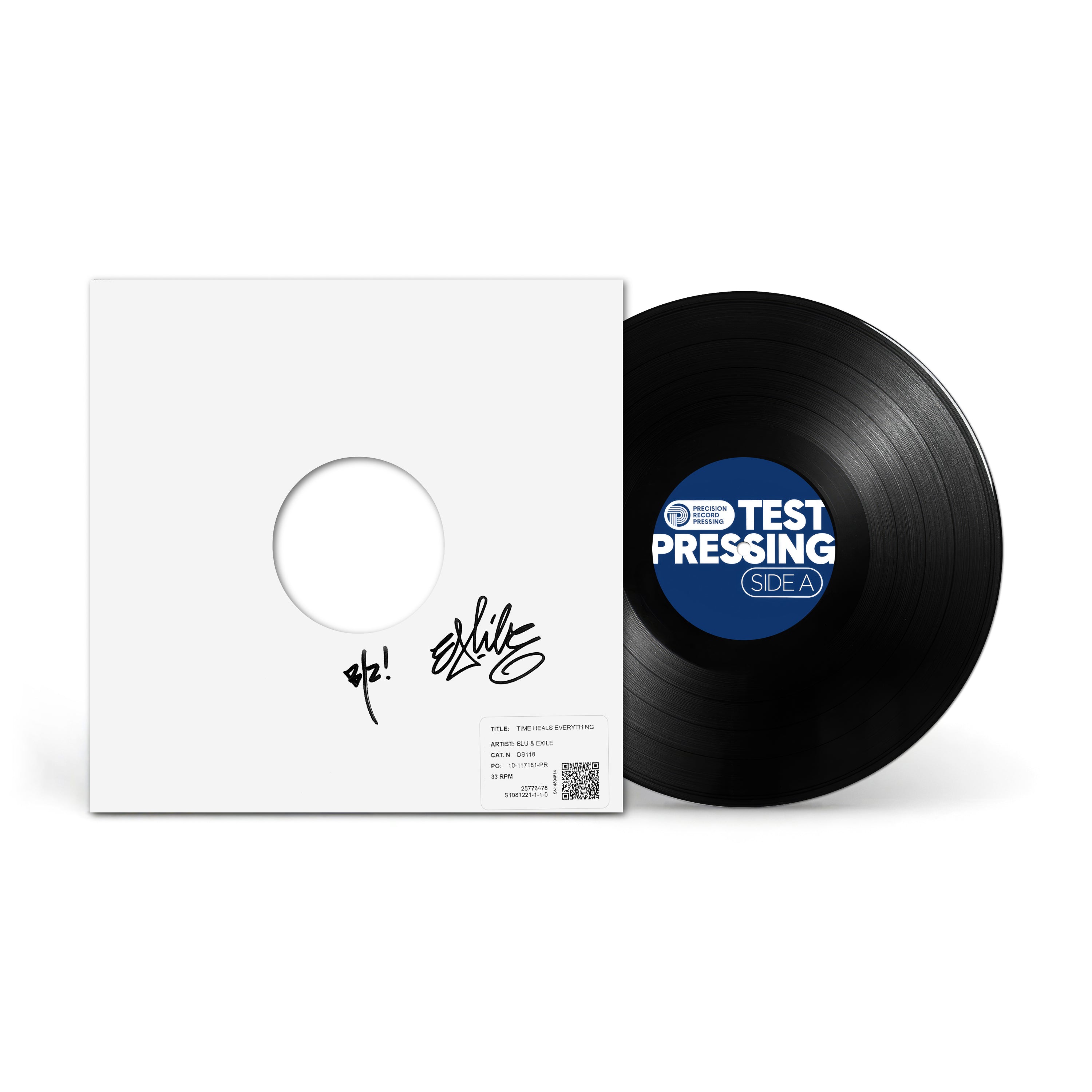 TIME HEALS EVERYTHING (SIGNED TEST PRESSES) – Dirty Science Records