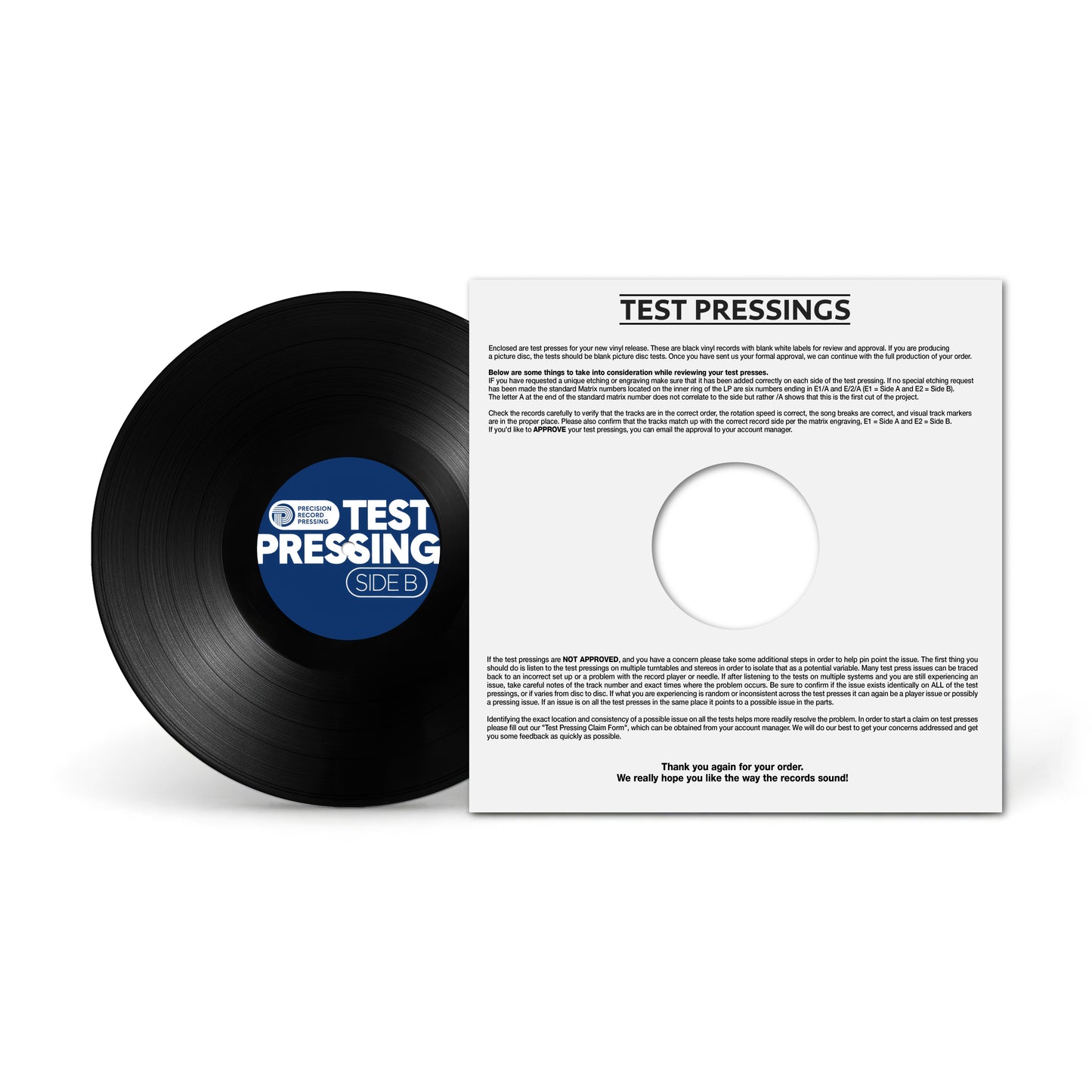 TIME HEALS EVERYTHING (SIGNED TEST PRESSES)