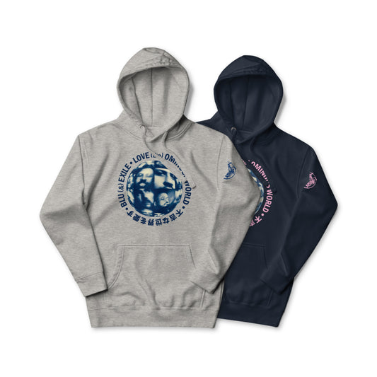 LOVE (the) OMINOUS WORLD. (Globe Hoodie)