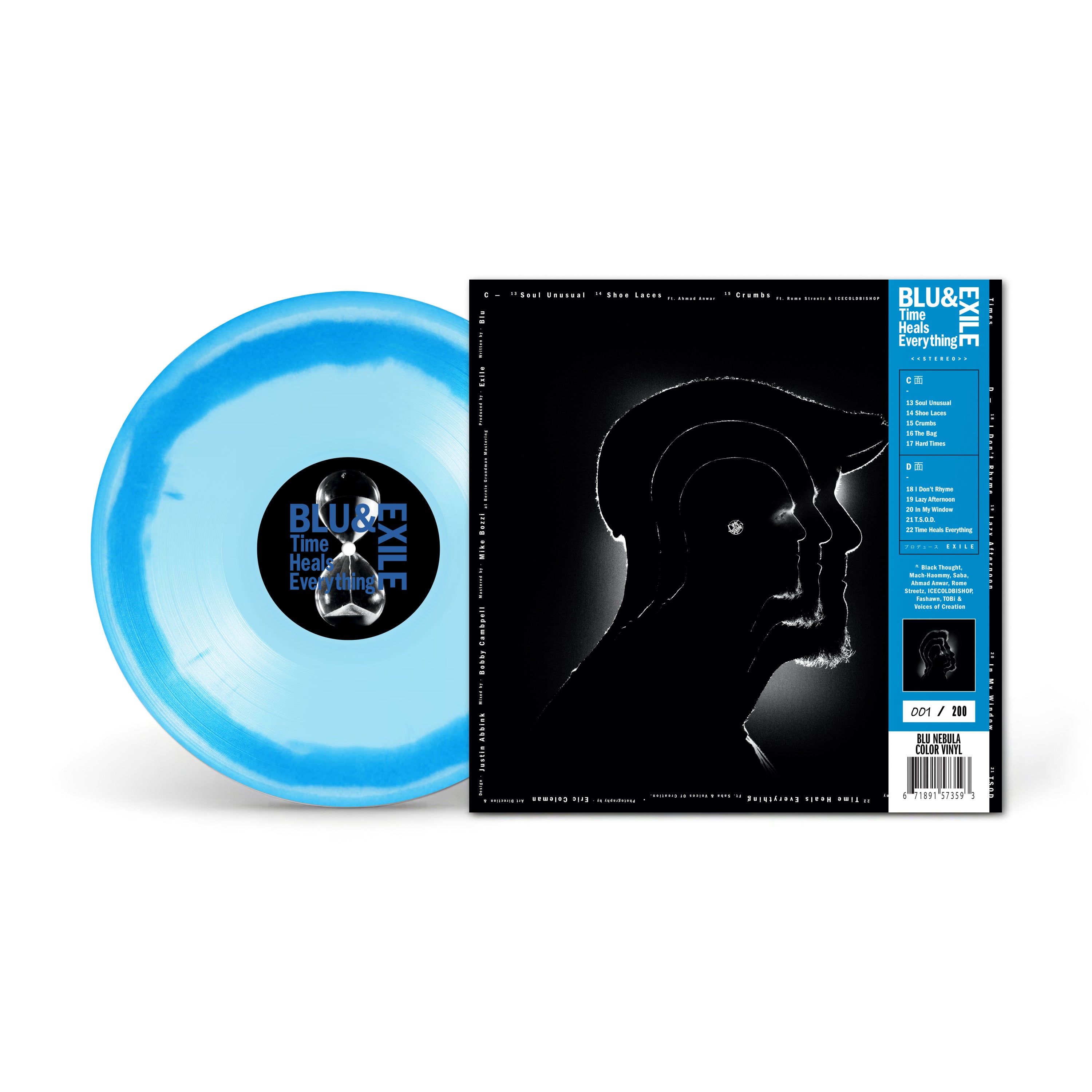 TIME HEALS EVERYTHING (BLU NEBULA LP w/ OBI + SIGNED INSERT