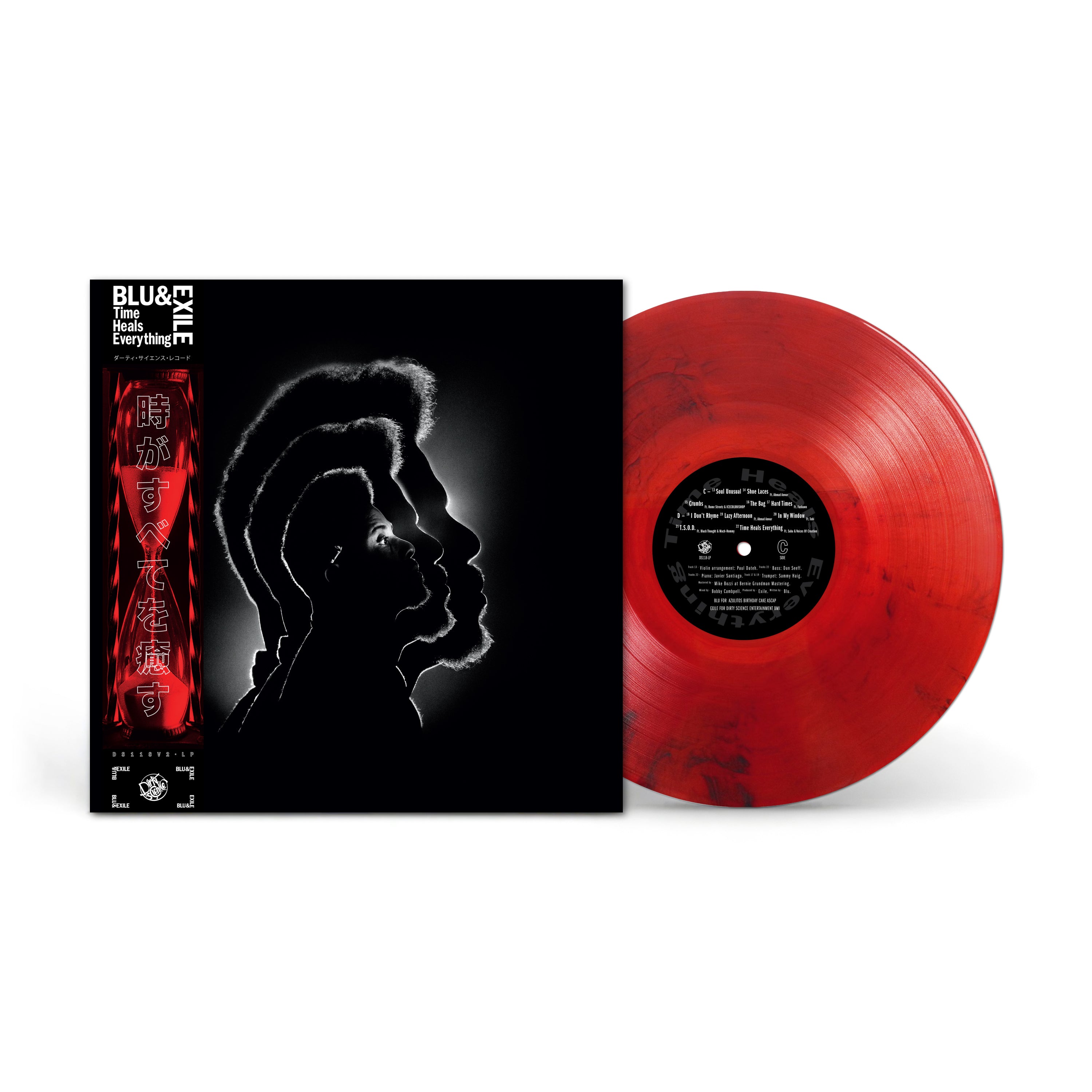 TIME HEALS EVERYTHING (RED SMOKE LP w/ OBI + SIGNED INSERT