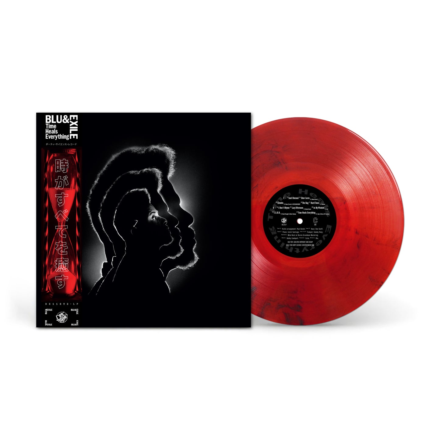 TIME HEALS EVERYTHING (RED SMOKE LP w/ OBI + SIGNED INSERT)