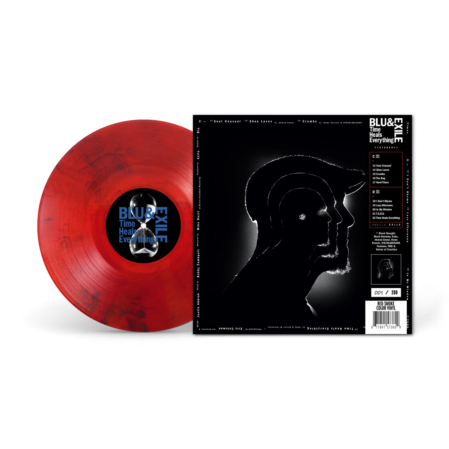 TIME HEALS EVERYTHING (RED SMOKE LP w/ OBI + SIGNED INSERT)